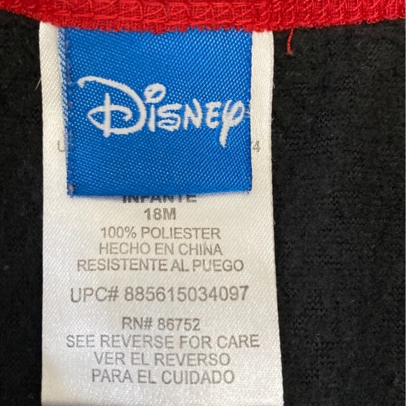 18M Winter Mickey Mouse PJs - Picture 3 of 7